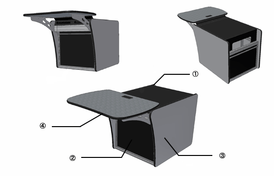 フラットシェルフモジュール TYPE2