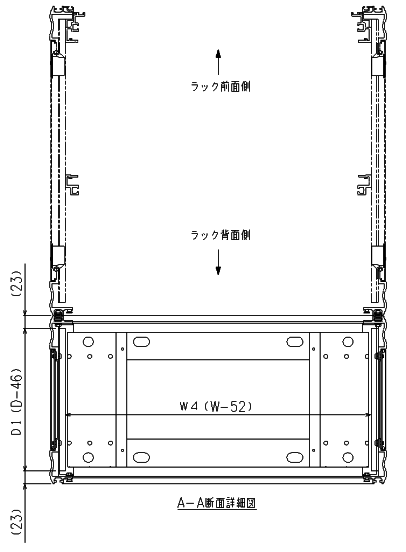 リアマウントモジュール RME（NEOシリーズ対応オプション）　外観図　取付概要図