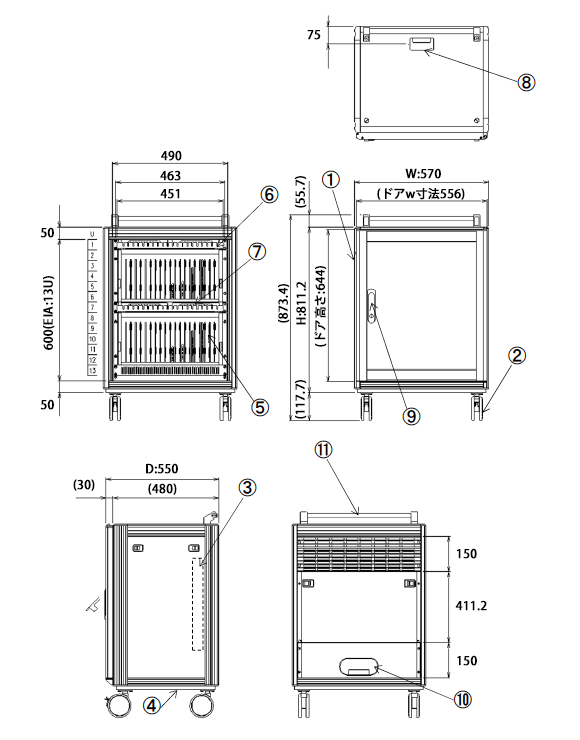 外観仕様図